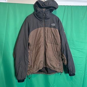 The North Face Brown and Black Puffer Jacket